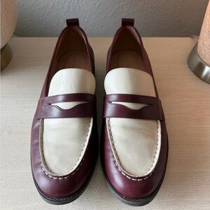 Women’s Cole Haan Stassi Leatjer Penny Loafer in Bloodstone, Size 8.5